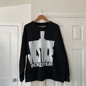 Justin Bieber Justice World Tour Sweatshirt Mens Size XXL Long Sleeve Crewneck